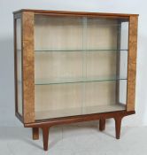 MID CENTURY MELAMINE FORMICA CHINA DISPLAY CABINET