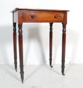 VICTORIAN 19TH CENTURY MAHOGANY WRITING DESK TABLE