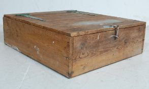 RETRO VINTAGE LATE 20TH CENTURY WOODEN COMPOST BOX