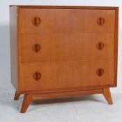 1970’S WHITE AND NEWTON TEAK WOOD CHEST OF DRAWERS