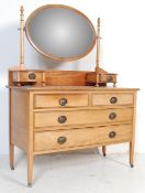 EDWARDIAN WALNUT DRESSING TABLE CHEST