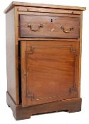 ANTIQUE 19TH CENTURY MAHOGANY BACHELORS CABINET