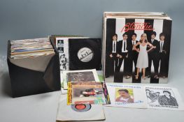LARGE COLLECTION OF VINTAGE 12” AND 45RPM VINYL RECORDS