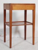 1967 MIR MINISTRY REMPLOY TEAK WOOD AND MELAMINE BEDSIDE CABINET