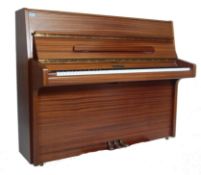 MID 20TH CENTURY KNIGHT UPRIGHT TEAK CASED PIANO