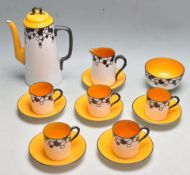 1920’S ART DECO ROYAL WORCESTER COFFEE SET