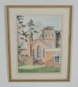 WS BLACKSHAW - WATERCOLOUR PAINTING OF COPTHORNE C