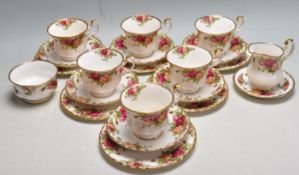 VINTAGE LATE 20TH CENTURY ROYAL ALBERT TEA SERVICE