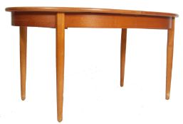 RETRO VINTAGE 1970S EXTENDABLE TEAK DINING TABLE