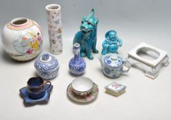 COLLECTION OF EARLY 20TH CENTURY AND LATER CHINESE ORIENTAL CERAMICS