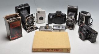 COLLECTION OF EARLY 20TH CENTURY AND LATER CAMERAS