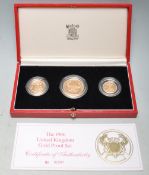 1986 UNITED KINGDOM GOLD PROOF COIN COLLECTION