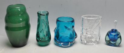 COLLECTION OF RETRO VINTAGE STUDIO ART GLASS
