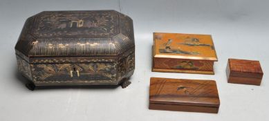 COLLECTION OF VINTAGE MID 20TH CENTURY TRINKET BOXES