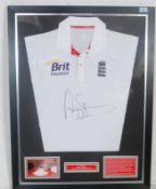 ANDREW STRAUSS CRICKET SIGNED SHIRT