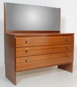 MEREDEW - ORIGINAL BRITISH DESIGN - RETRO VINTAGE TEAK WOOD DRESSING TABLE