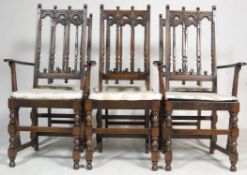 A SET OF SIX OLD COLONIAL ERCOL DINING CHAIRS