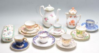 COLLECTION OF ANTIQUE VICTORIAN AND LATER CHINA WARE