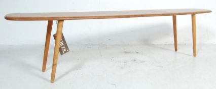 1970’S BEECH AND ELM REPURPOSED COFFEE TABLE / BENCH