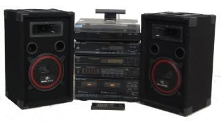 LATE 20TH CENTURY VINTAGE AUDIO HI FI STEREO STEREO SYSTEM BY SONY