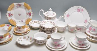 COLLECTION OF VINTAGE ENGLISH FINE BONE CHINA TEA