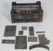 LARGE COLLECTION OF EARLY 20TH CENTURY AND LATER HARDWOOD PRINTERS BLOCKS