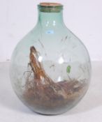 LARGE RETRO VINTAGE MID CENTURY GREEN GLASS ACID CARBOY