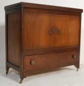 A 1930’S OAK VENEER BLANKET BOX / CHEST