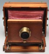 VICTORIAN 19TH CENTURY INSTANTOGRAPH 1893 FIELD CAMERA BY J LANCASTER & SON OF BIRMINGHAM