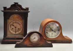 COLLECTION OF THREE EARLY 20TH CENTURY MANTEL CLOCKS