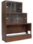RETRO VINTAGE 1950S OAK THREE TIER BOOKCASE