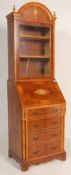 ANTIQUE SRTYLE REGENCY REVIVAL YEWWOOD BUREAU BOOKCASE