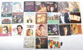 ROCK 'N' ROLL / ROCKABILLY / POP - GROUP OF 24 VINYL RECORD ALBUMS