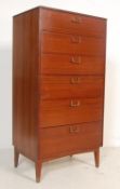 LEBUS - RETRO VINTAGE 1970S TEAK WOOD CHEST OF DRAWERS