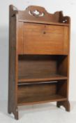 1930S ARTS & CRAFTS OAK STUDENT BUREAU DESK
