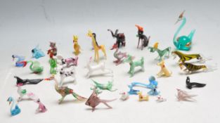 LARGE COLLECTION OF VINTAGE MURANO GLASS ANIMALS