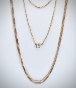 9ct Gold Long Chain