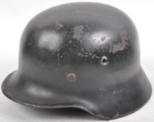 WWII SECOND WORLD WAR ORIGINAL M35 GERMAN SS HELMET