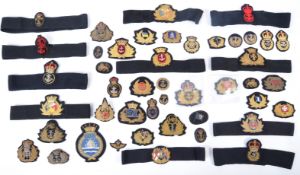 LARGE COLLECTION OF ASSORTED ROYAL & MERHCANT NAVY BADGES