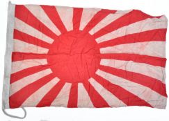 WWII INTERST - VINTAGE JAPANESE RISING SUN FLAG