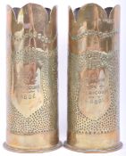 WWI FIRST WORLD WAR TRENCH ART ARTILLERY SHELLS - 1918