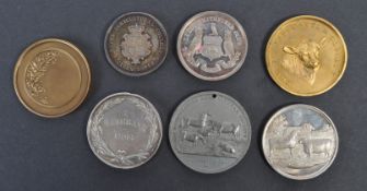 COLLECTION OF ANTIQUE MEDALLIONS - AGRICULTURAL SOCIETY