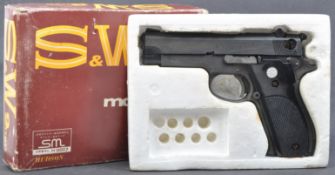 VINTAGE SMITH AND WESSON 9MM BLANK FIRING PISTOL