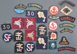 COLLECTION OF WWII SECOND WORLD WAR RELATED PATCHES