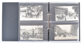 EDWARDIAN POSTCARDS - CARRIAGES, TRAMS & OMNIBUSES