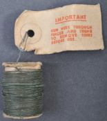 WWII SECOND WORLD WAR SOE / MI9 TYPE UNUSED REEL OF TRIP WIRE