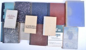 LARGE COLLECTION OF PRE 1945 WWII GERMAN BOOKS