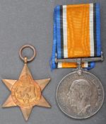 WWI FIRST WORLD WAR MEDAL - PRIVATE IN THE DORSET REGIMENT
