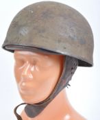 ORIGINAL WWII SECOND WORLD WAR BRITISH DESPATCH RIDER / AIRBORNE HELMET