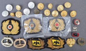 COLLECTION OF ASSORTED GERMAN KRIEGSMARINE RELATED ITEMS